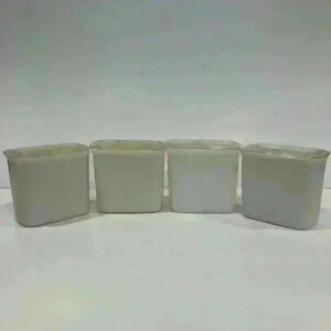 VTG Hazel Atlas Milk Glass Refrigerator Dish (4)